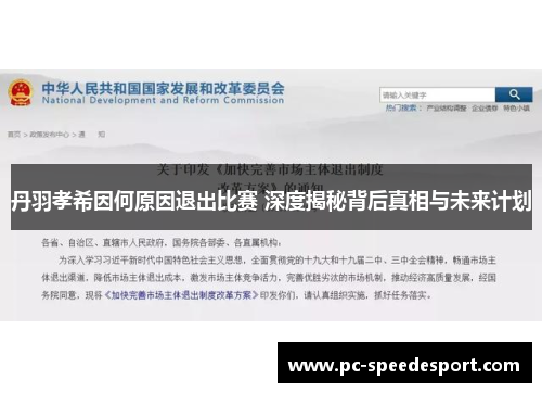 丹羽孝希因何原因退出比赛 深度揭秘背后真相与未来计划